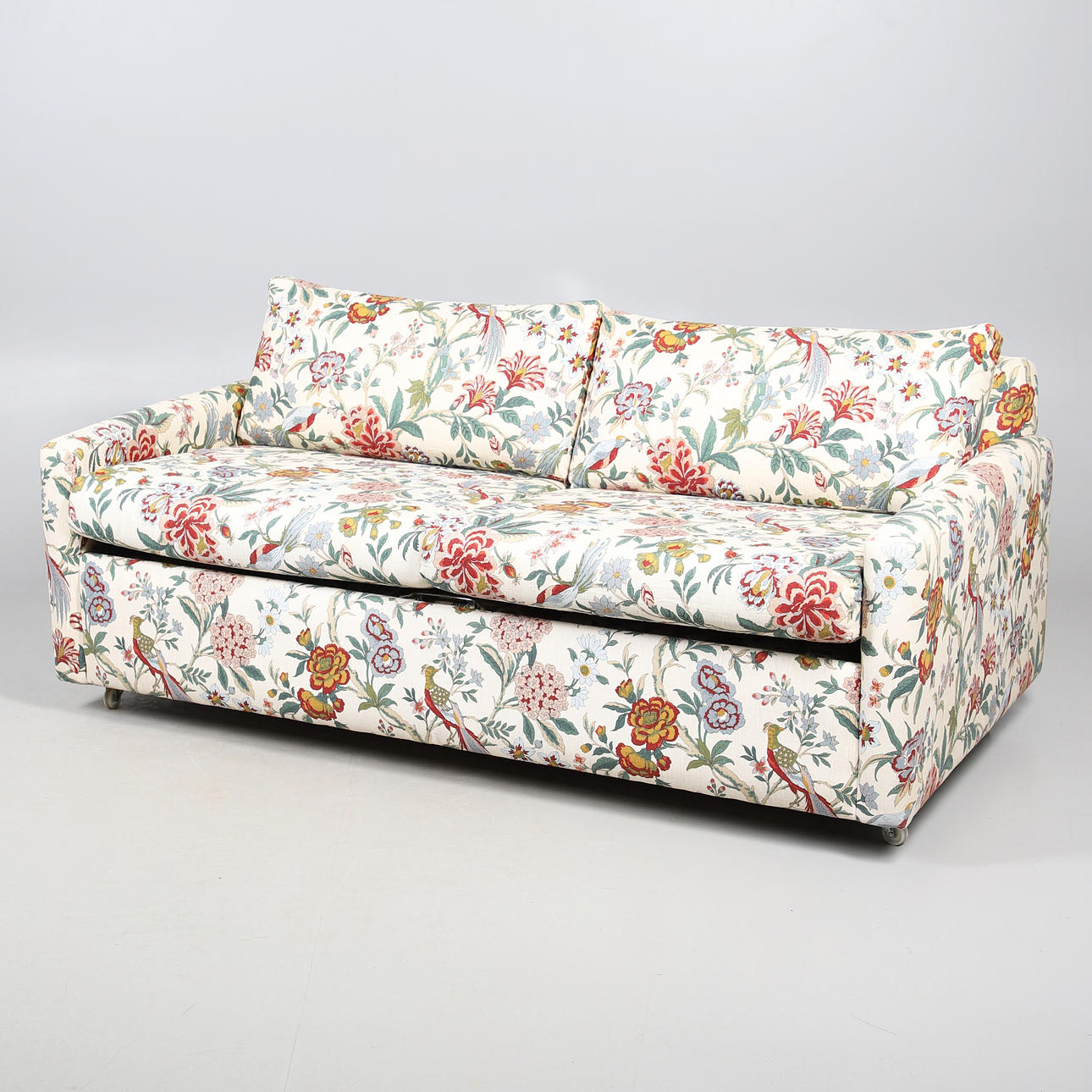 TWO SEATER SOFA BED.