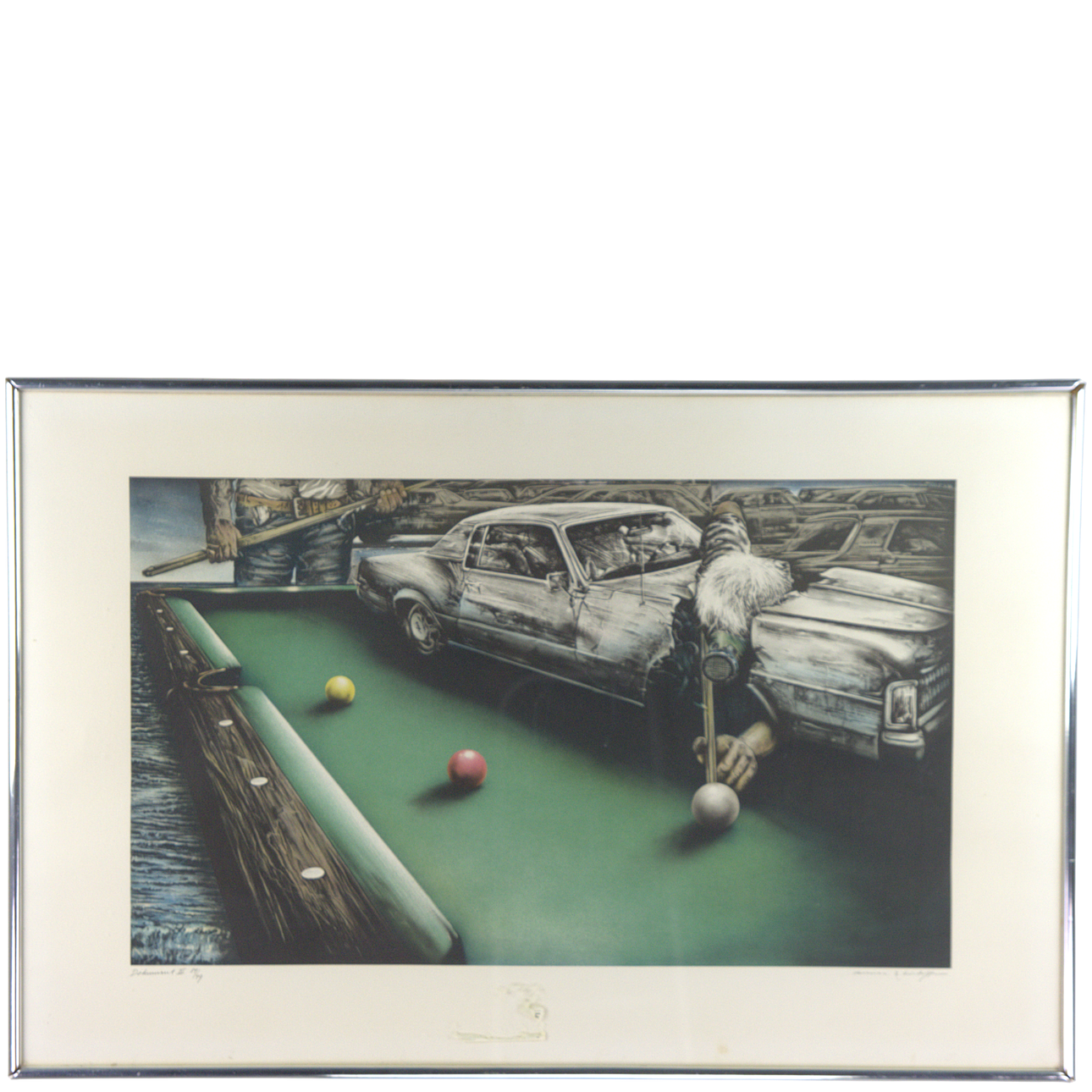 CLARENCE & KRISTOFFER. Lithograph 89/99, Document III, signed.