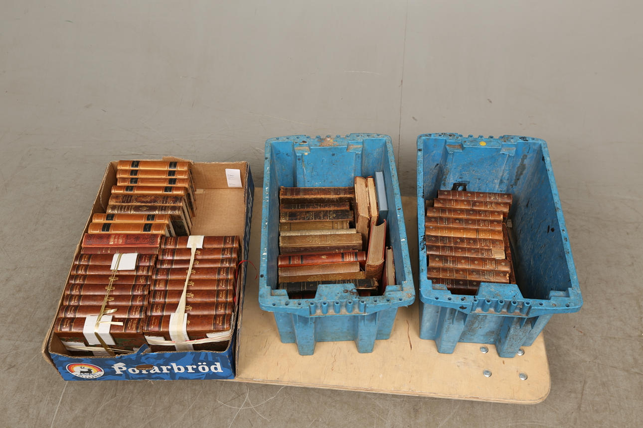 BÖCKER, bland annat Albert Engström, William J Loke, 1900-tal.