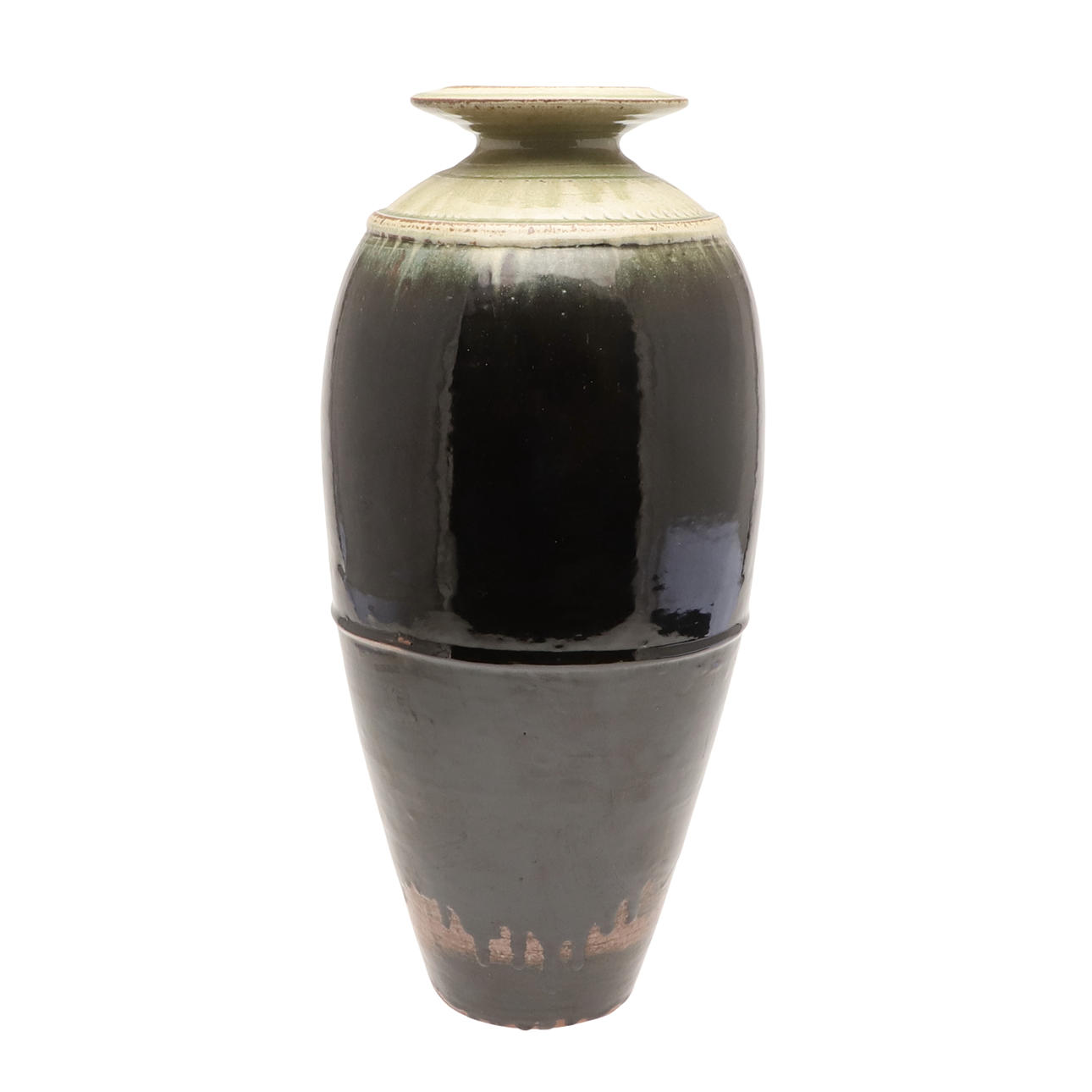 RICHARD BATTERHAM (1936-2021). LARGE STONEWARE VASE.