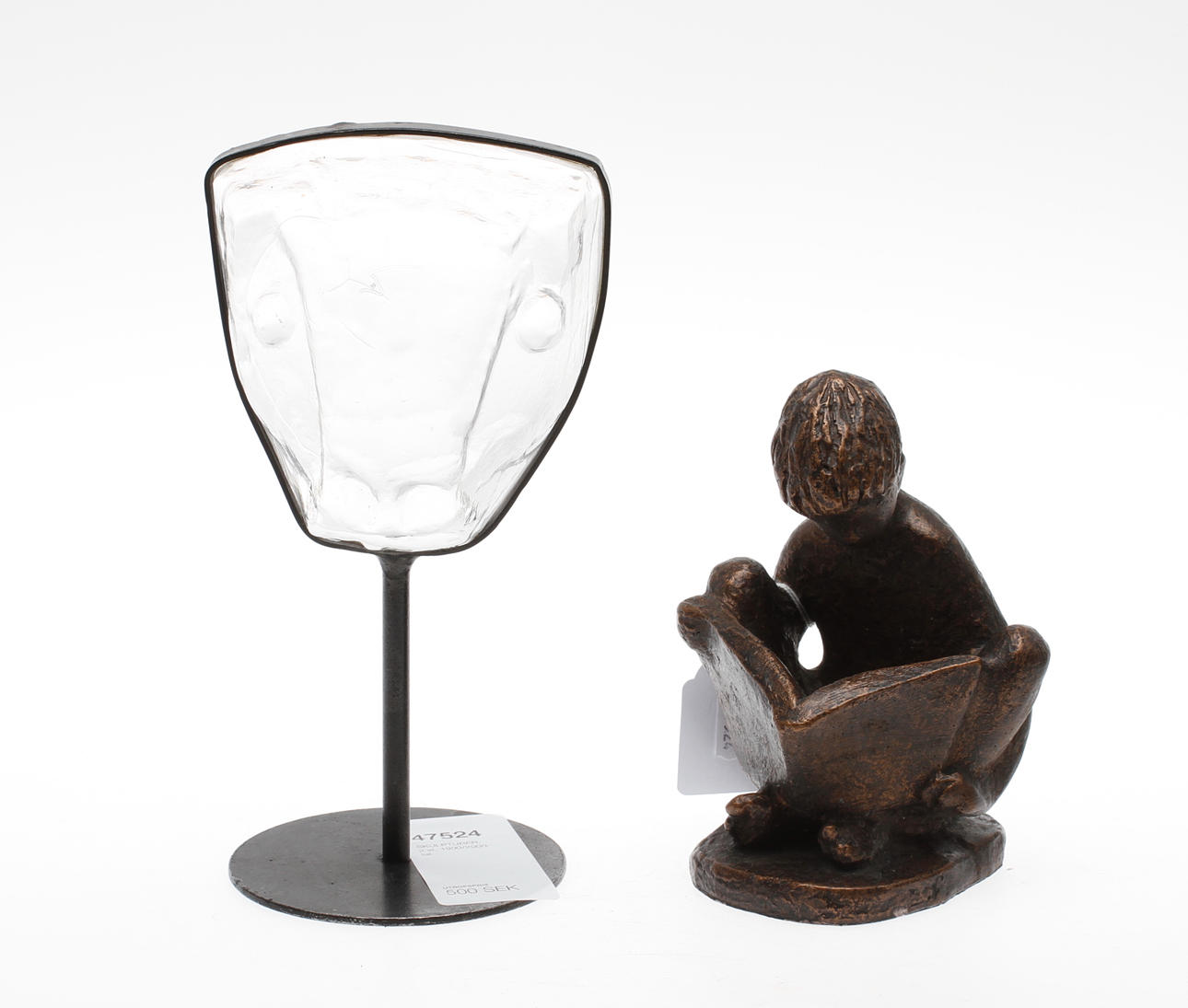 SKULPTURER, 2 st, 1900/2000-tal.