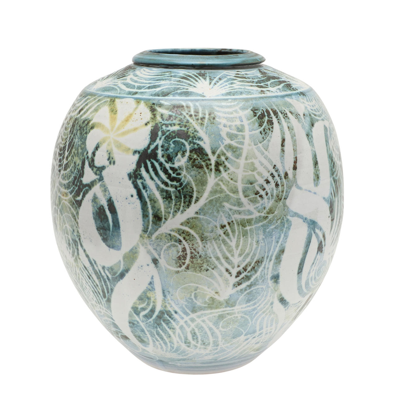ALAN CAIGER-SMITH (1930-2020). LARGE POTTERY JAR.