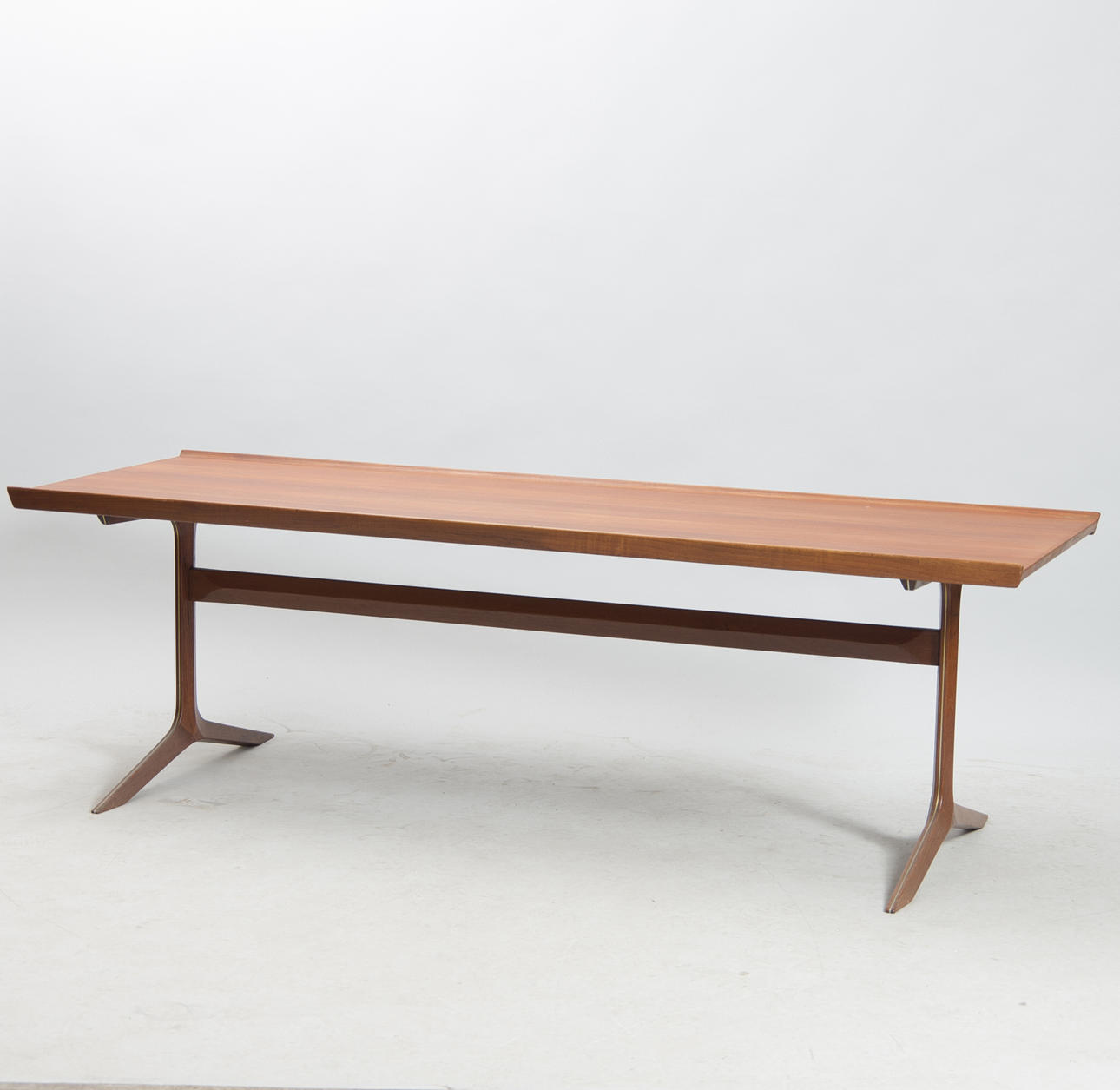 SOFFBORD, teak, "silverline", Peter Hvidt och Orla Mölgaard Nielsen.