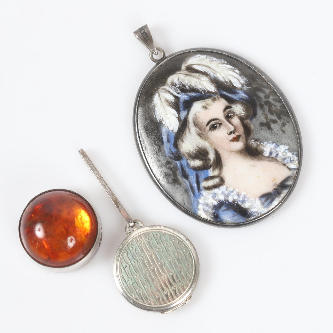 HÄNGEN, 3 stycken, silver.