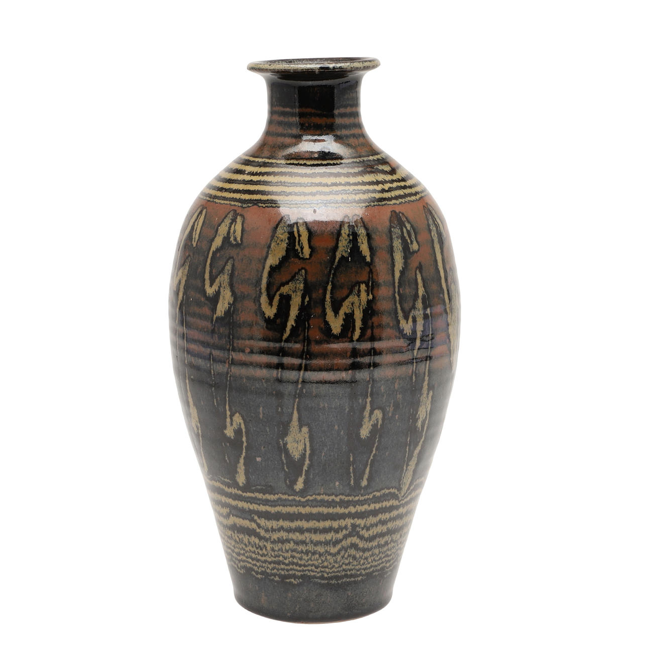 PAUL BARRON (1917-1983). STUDIO POTTERY VASE.