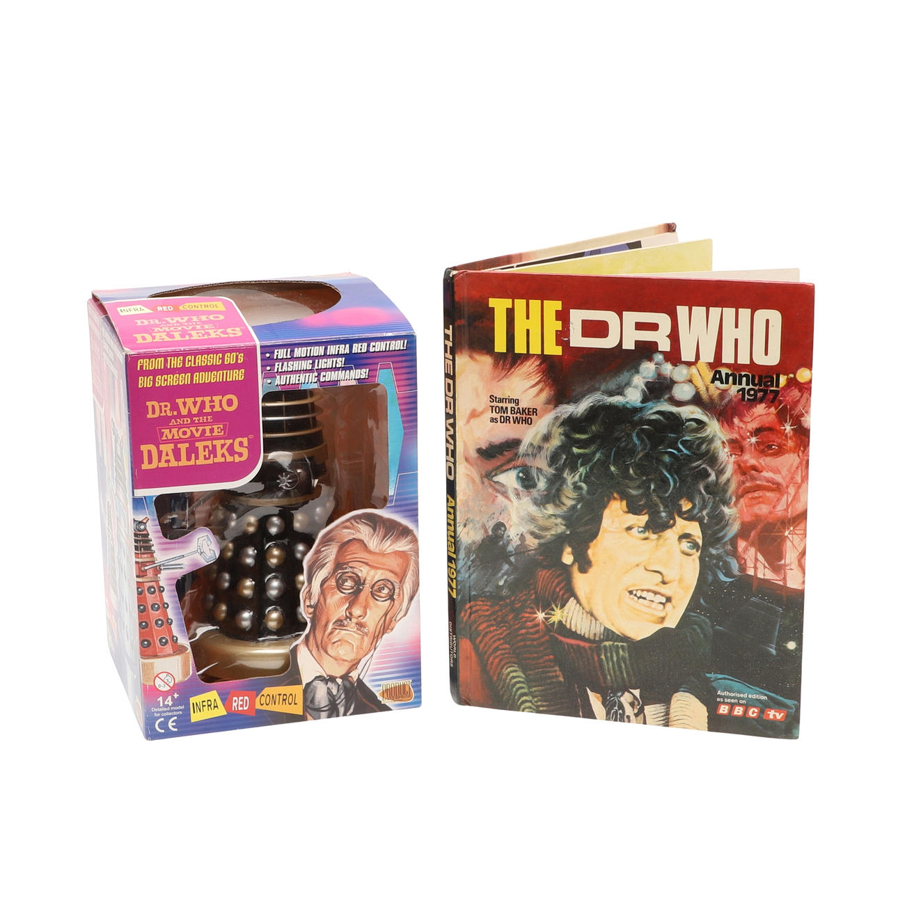 A BOXED DR WHO REMOTE CONTROLLED DALEK.
