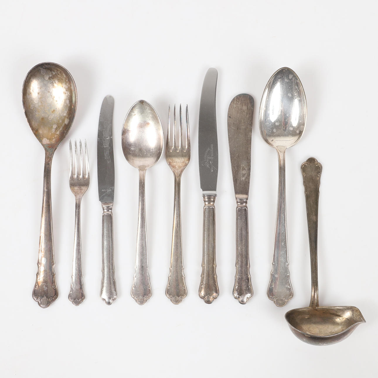 CUTLERY SET, 70 pieces, “Ingrid”, nickel silver.