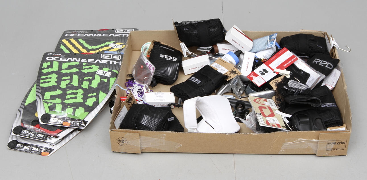 NYA PRYLAR SKATE/SURF, konkurs efter first aid.