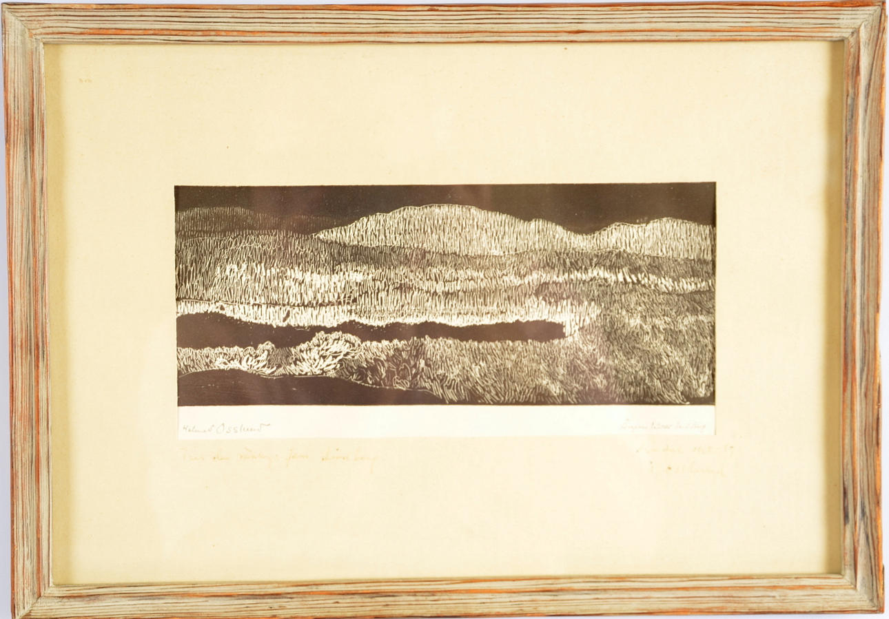 HELMER OSSLUND. ETSNING.