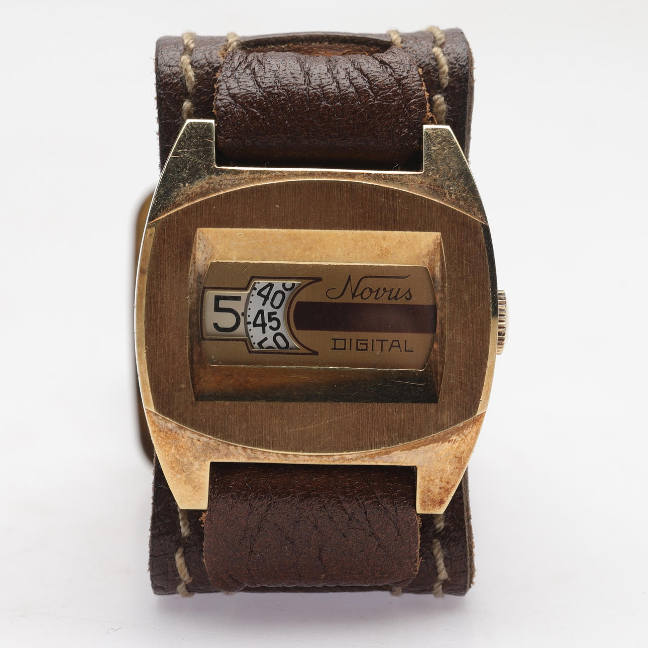 A 20th-century steel Novus digital wristwatch. Clocks & Watches ...