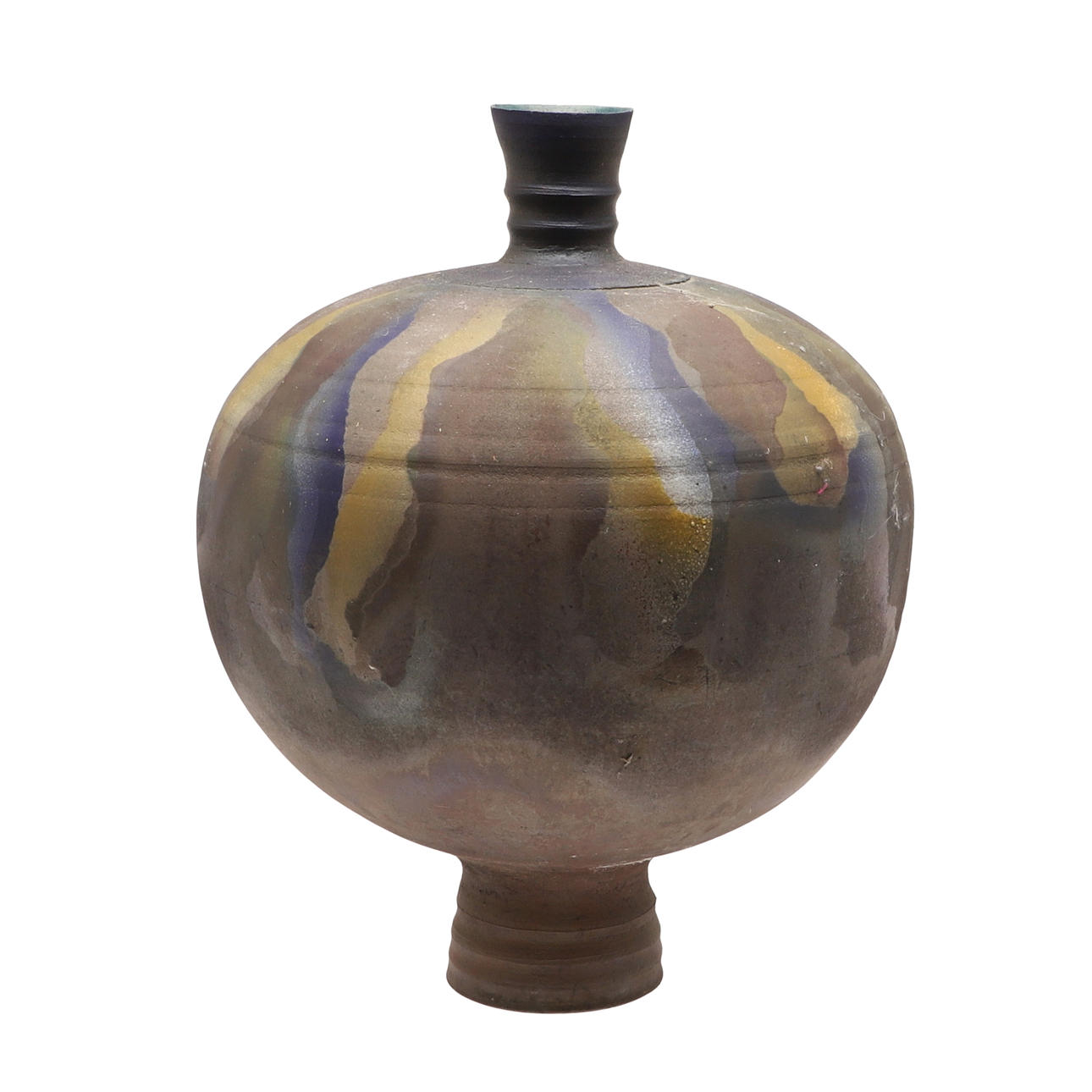 DAVID COHEN (1932-2018). LARGE STUDIO POTTERY VASE.