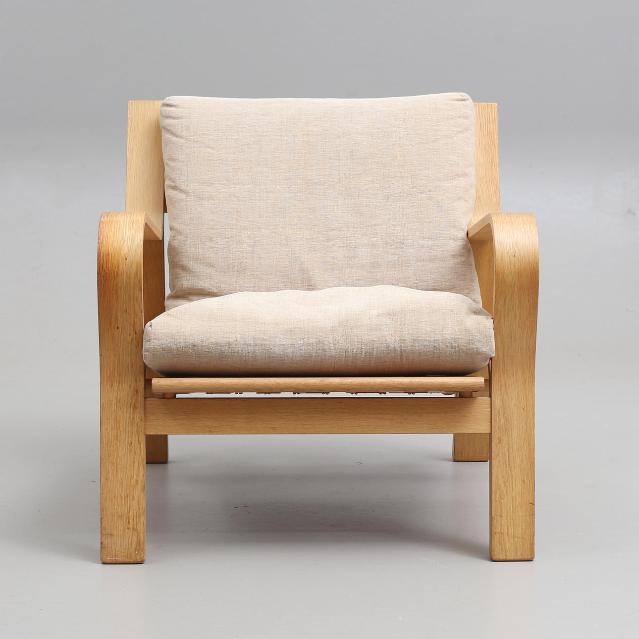 HANS J WEGNER. Armchair, oak, “GE-671