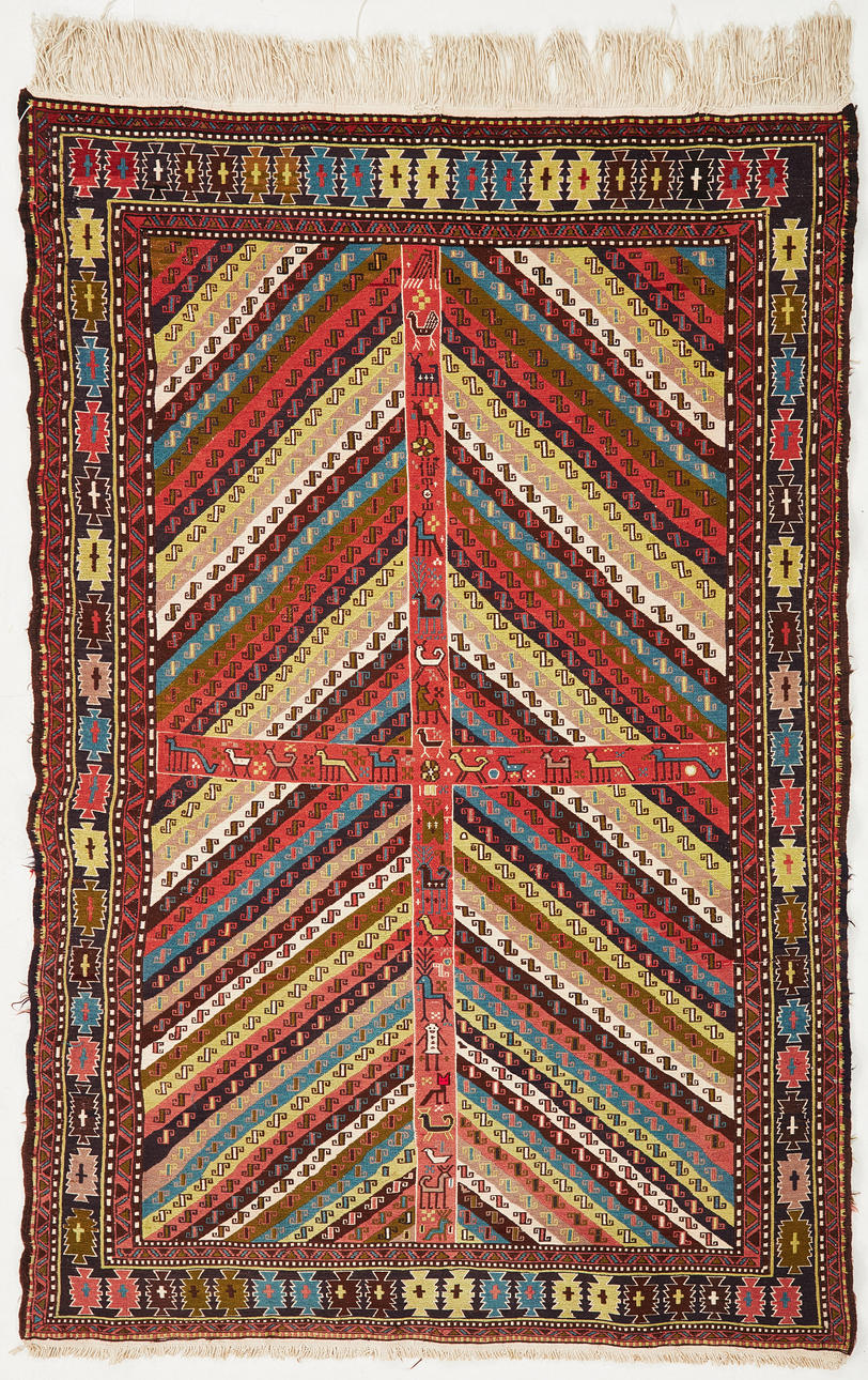 ORIENTMATTA. Kaukasisk, ull, ca 180x122 cm.