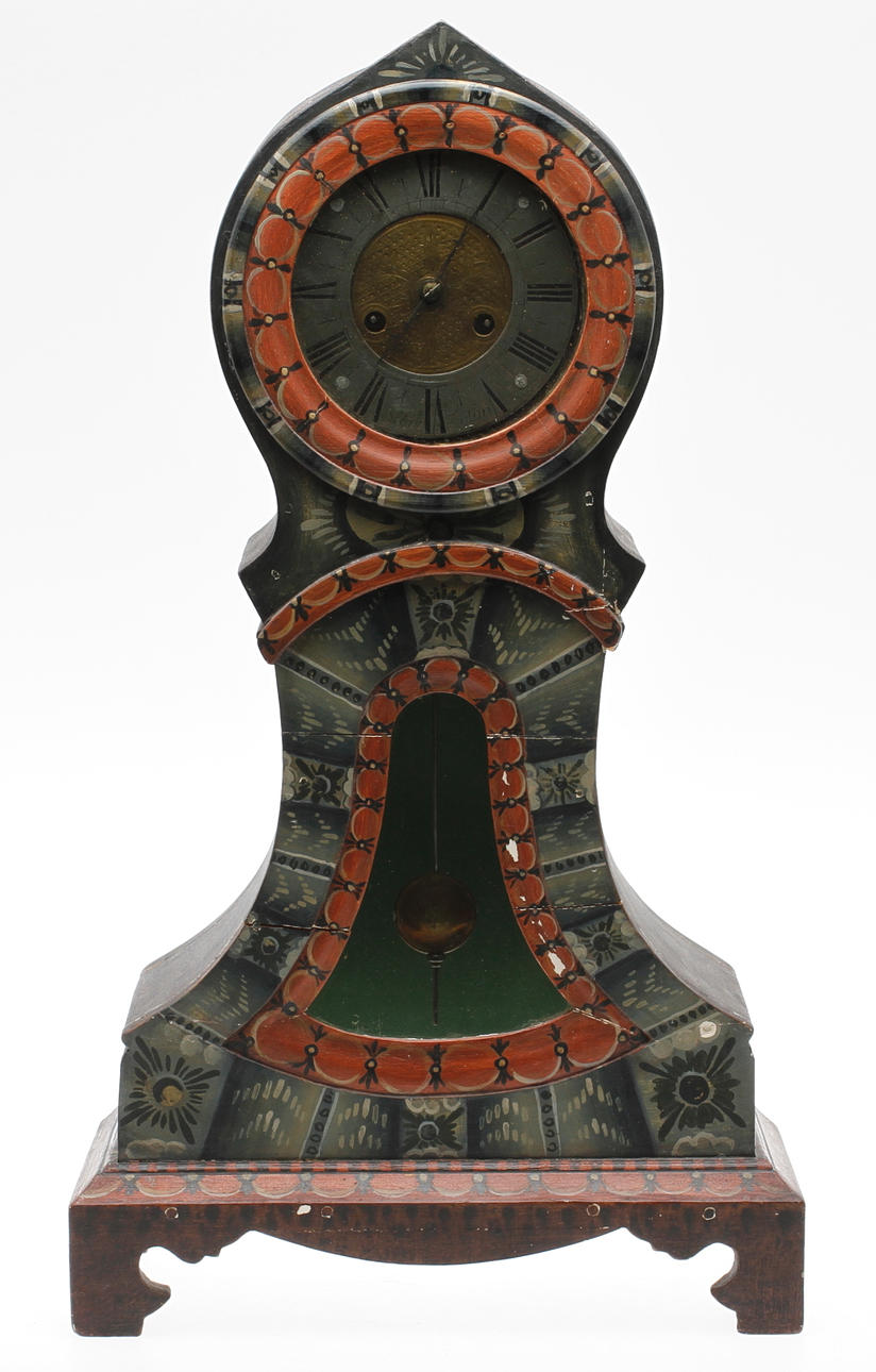 BORDSUR, allmoge, urverk märkt Nohrin Fahlun, 1700-tal.