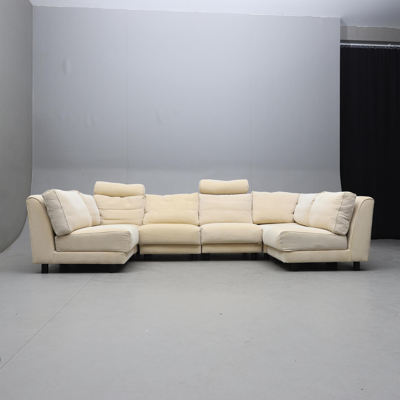 MODULSOFFA, 6 st moduler, N. Eilersen A/S, Danmark.