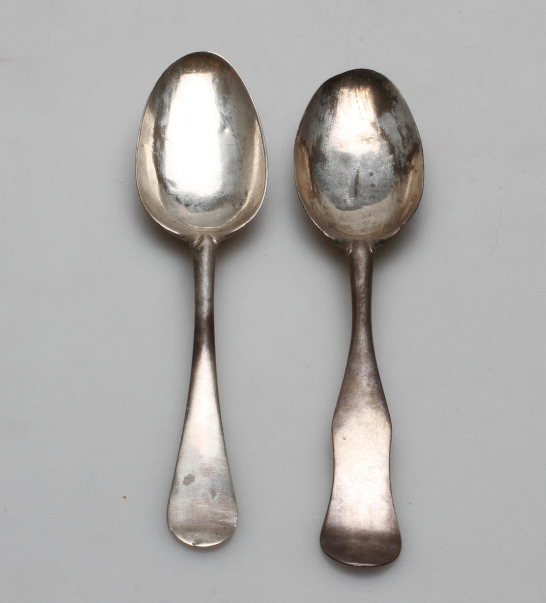 SKEDAR, 2 st, silver, Johan Fredrik Hollman(verksam 1775-1828), Skänninge 1795-1796.