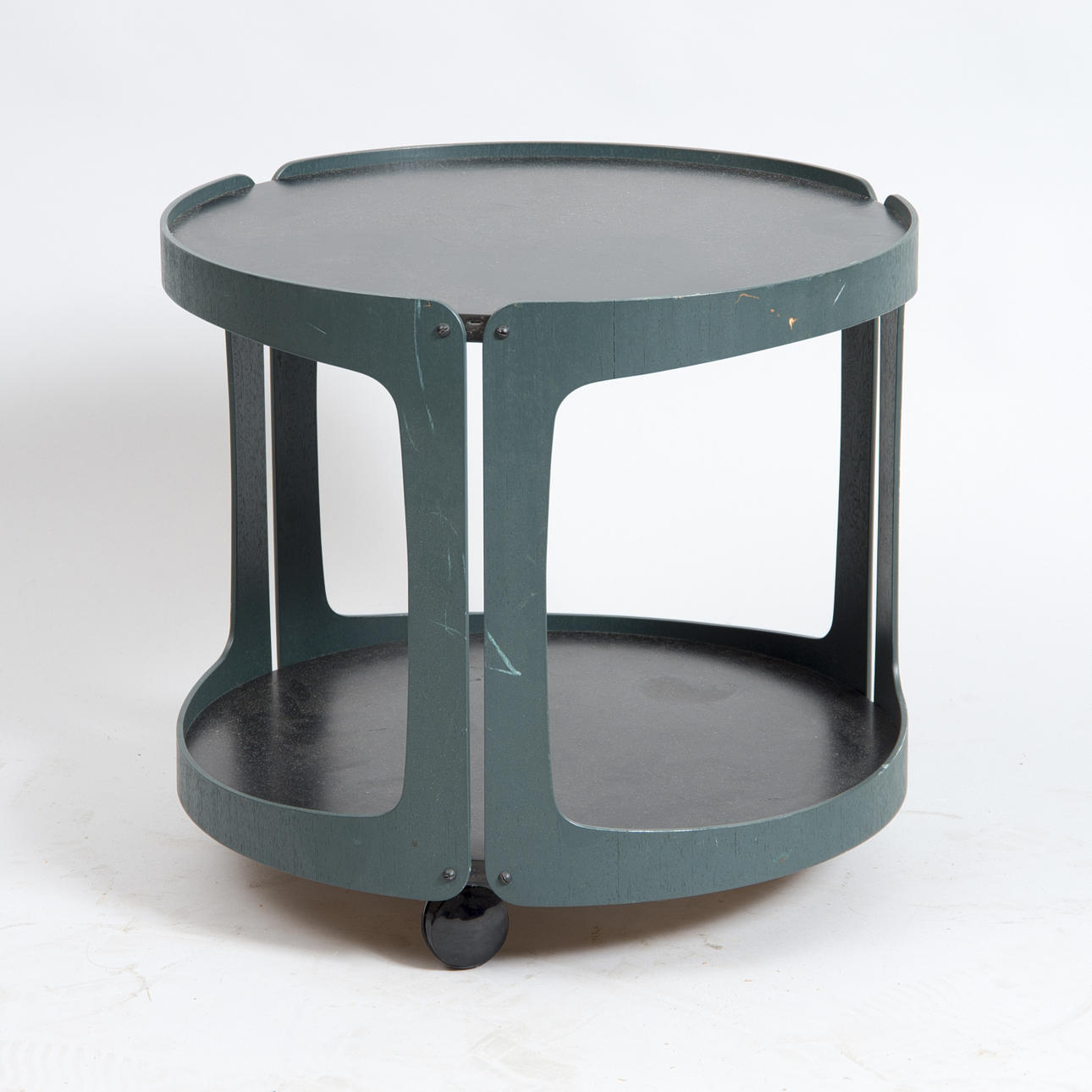 BORD på hjul, målat trä, 1970-tal.