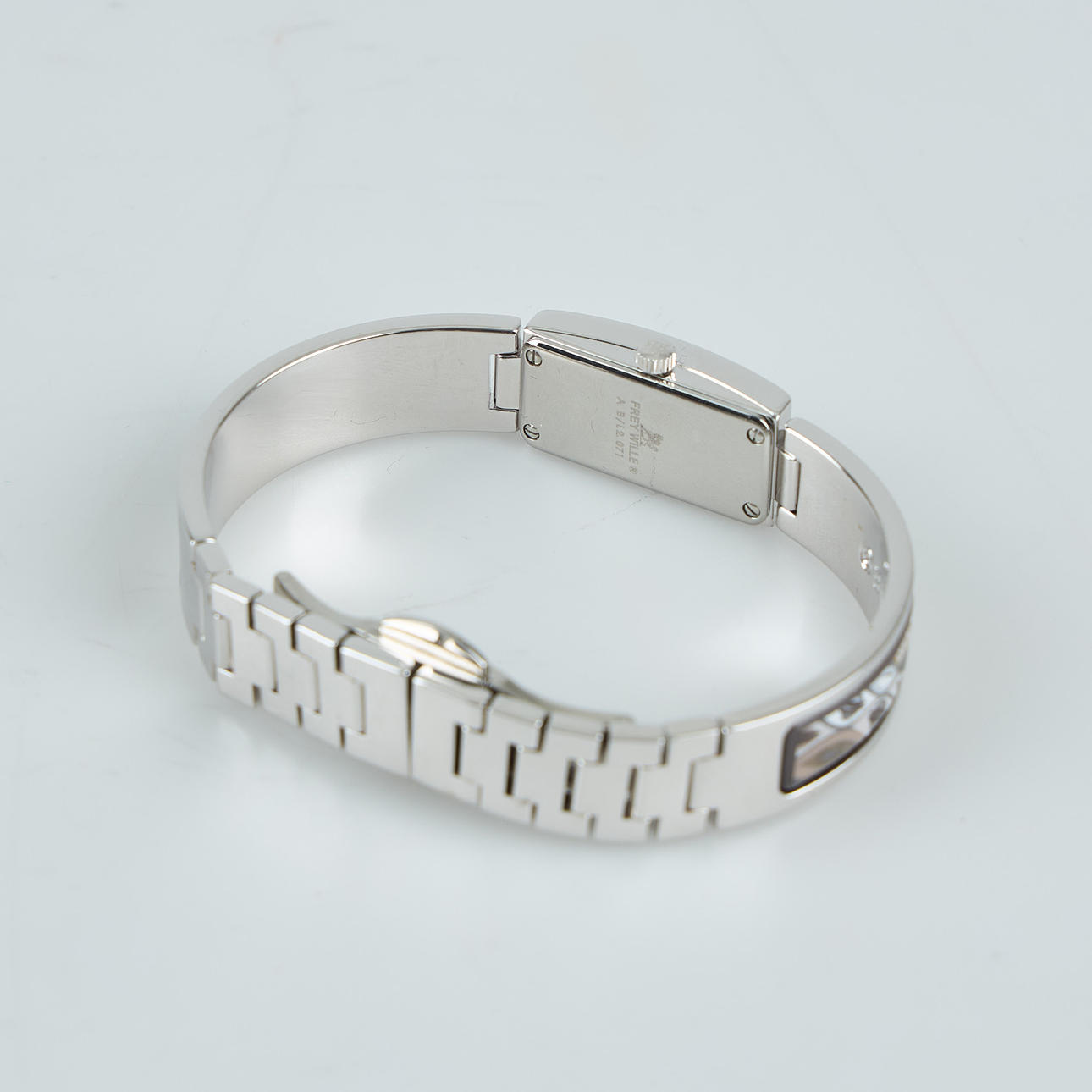 FREY WILLE, Place Vendôme, wristwatch, 25 x 13 mm, steel, quartz
