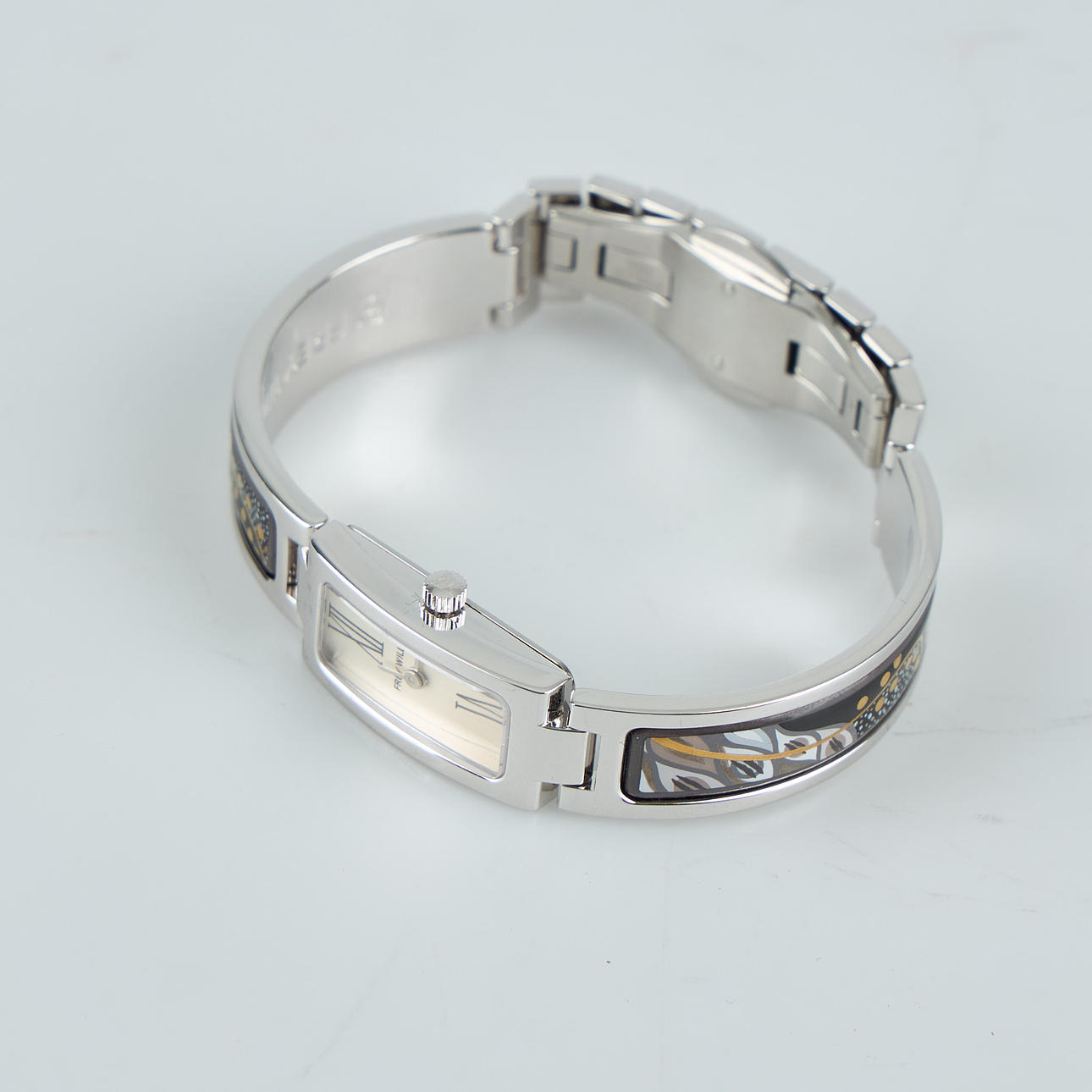 FREY WILLE, Place Vendôme, wristwatch, 25 x 13 mm, steel, quartz