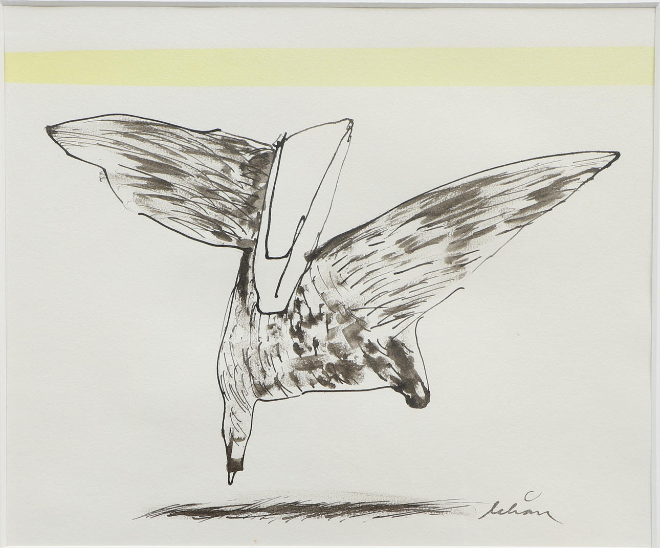 LARS-ERIK "LEHÅN" HÅKANSSON. Mixed media, figure composition, signed.