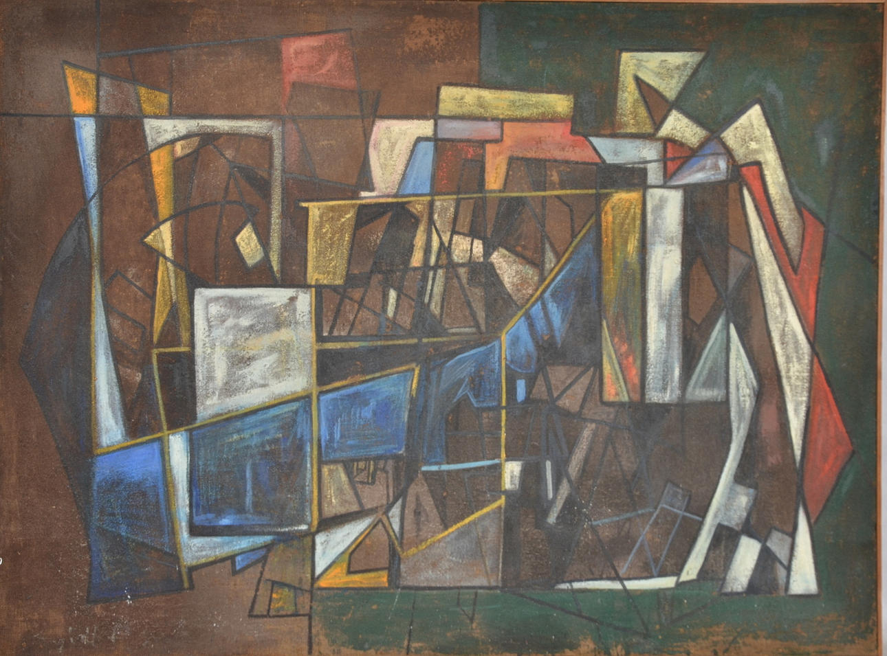 KRISTIAN KLAUSEN. TILLSKRIVEN. Olja på duk, uppfordrad på pannå.