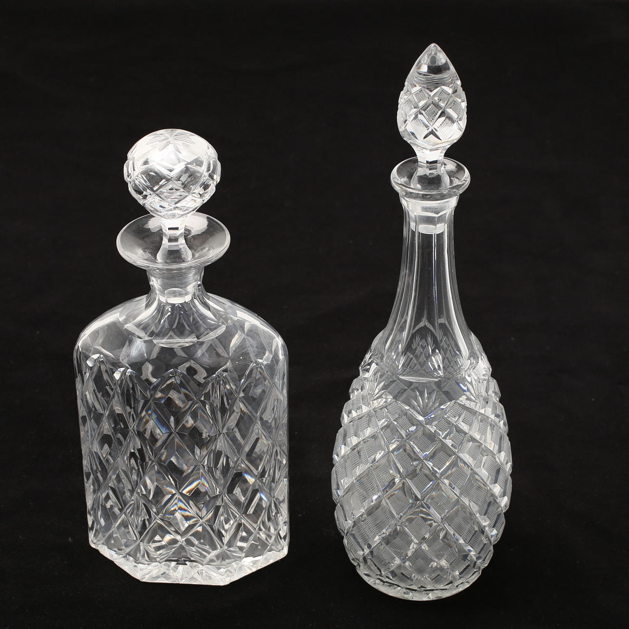 KARAFFER, glas, 2 st.