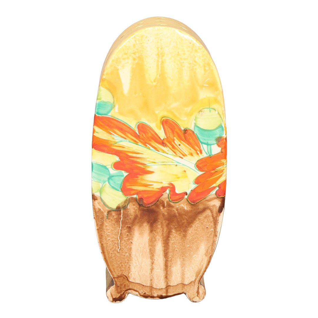 CLARICE CLIFF 'BIZZARE' PATTERN SUGAR SIFTER.