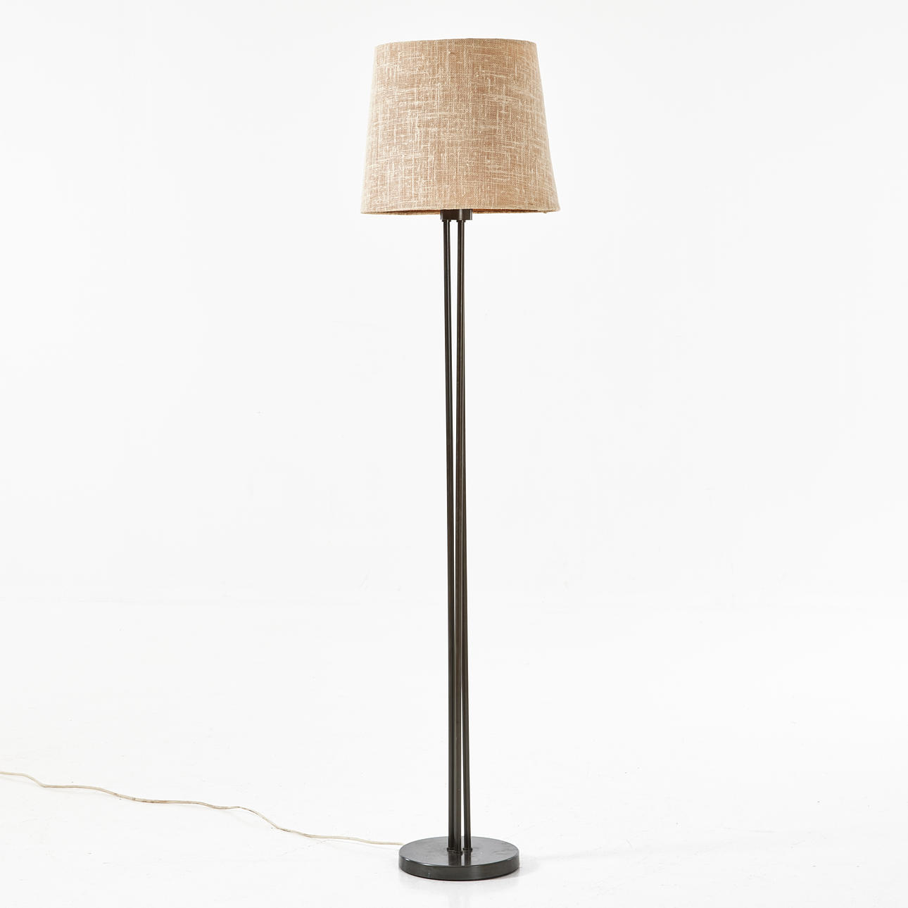 BÖHLMARKS, a mid-20th century floor lamp, metal frame.