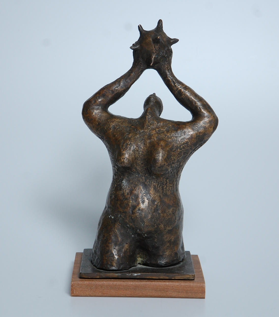 GUNILLA BJÖRK. skulptur, brons, signerad.