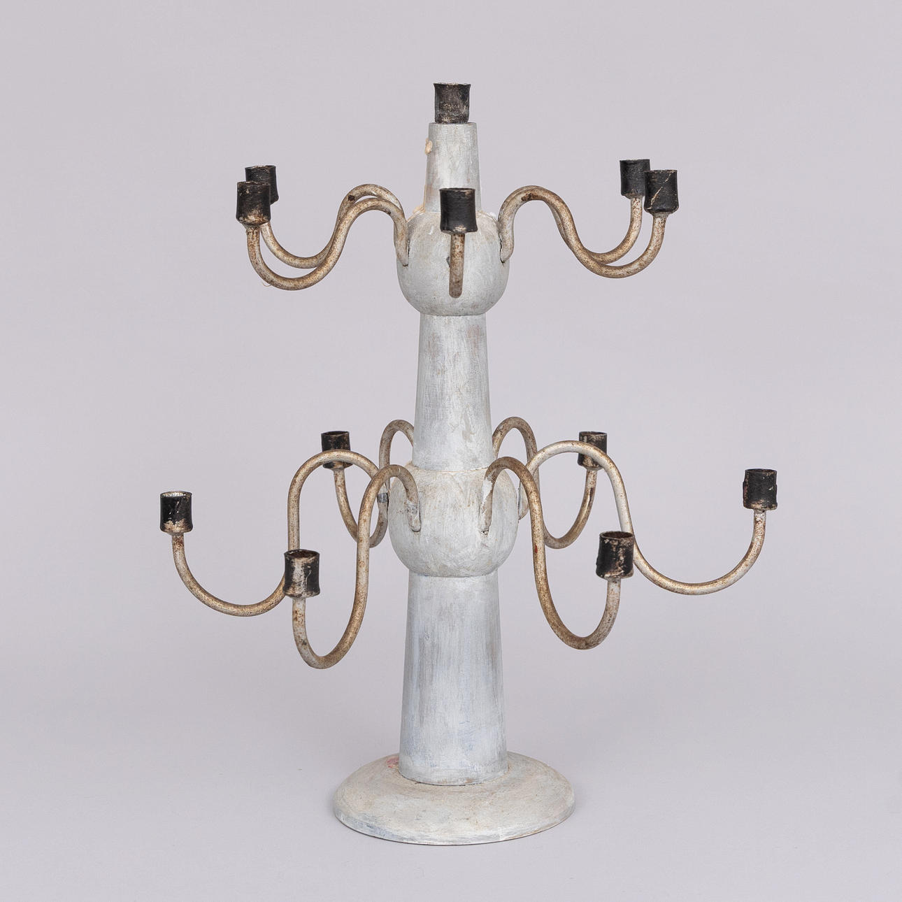 LJUSSTAKE, trä och metall, 1900-tal.