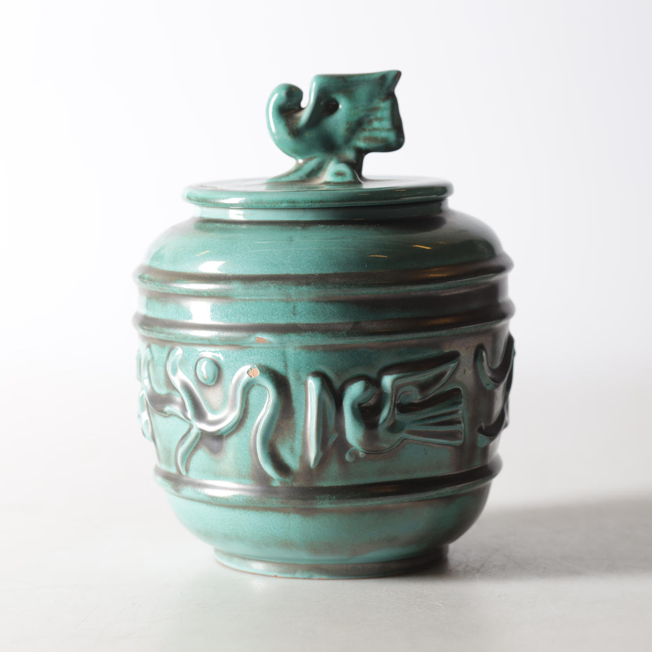 A stoneware LOCKURNA, Upsala-Ekeby, Art Deco, 1930's.