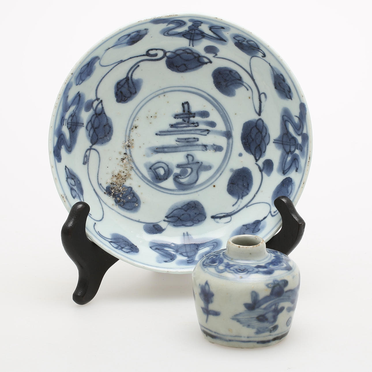 FAT samt KRUS, porslin, Ming, Kina.