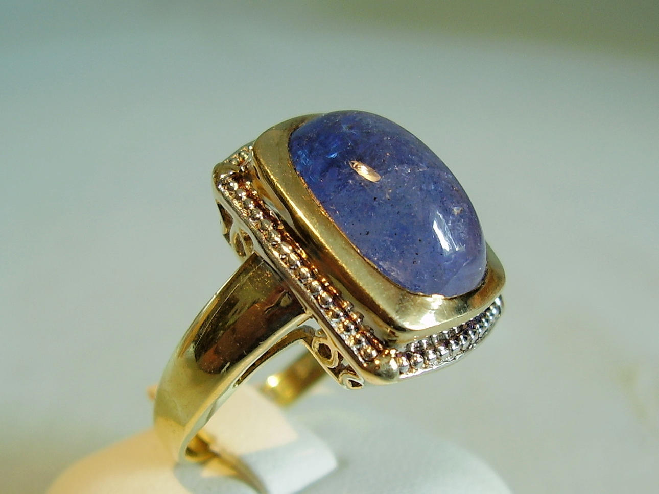 TANZANIT SOLITÄRRING.