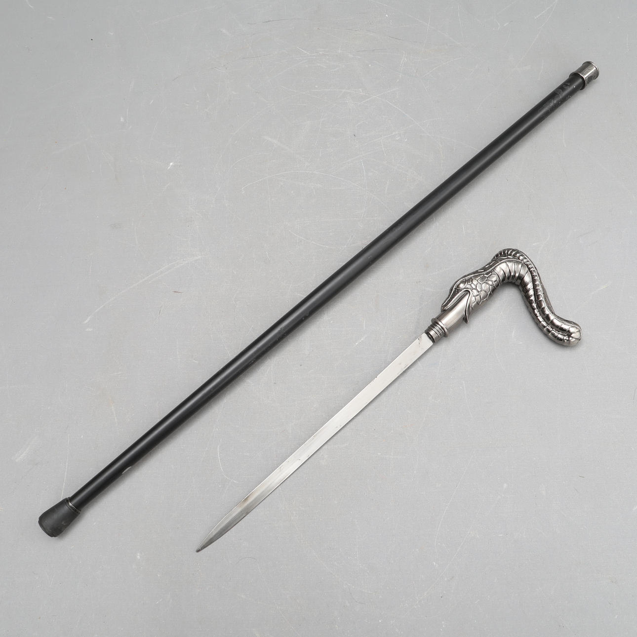 SWORD STICK, SNAKE HEAD. Weapons & Militaria - Edged weapons - Auctionet