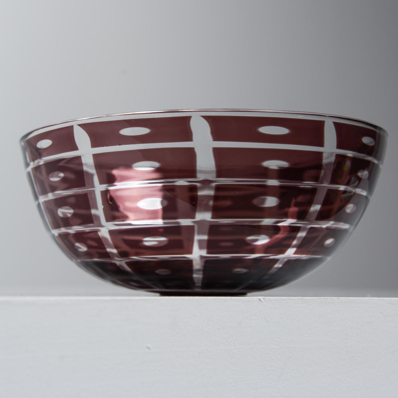 EDWARD HALD. Slipgraal, Orrefors, signed, 1942.