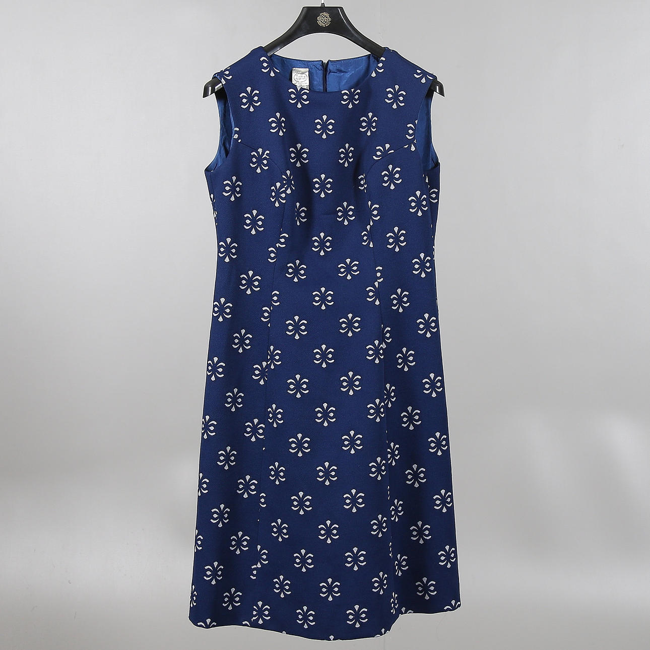 KLÄNNING, terylen, Hyltea, Sverige, 1960-tal. Strl. 44.