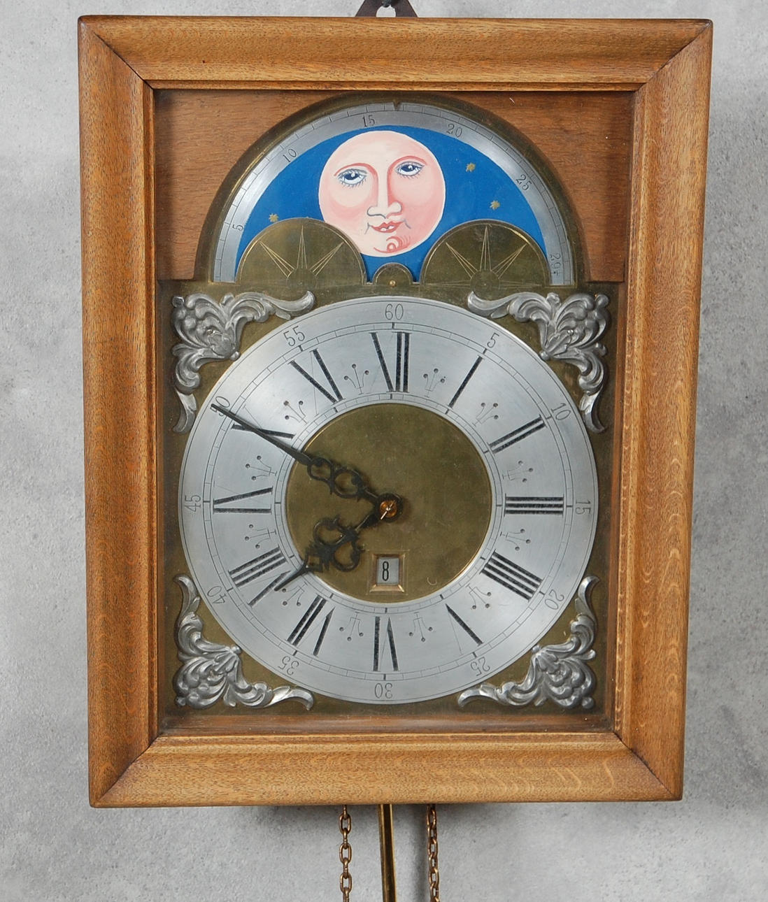 WALL CLOCK, baroque style.