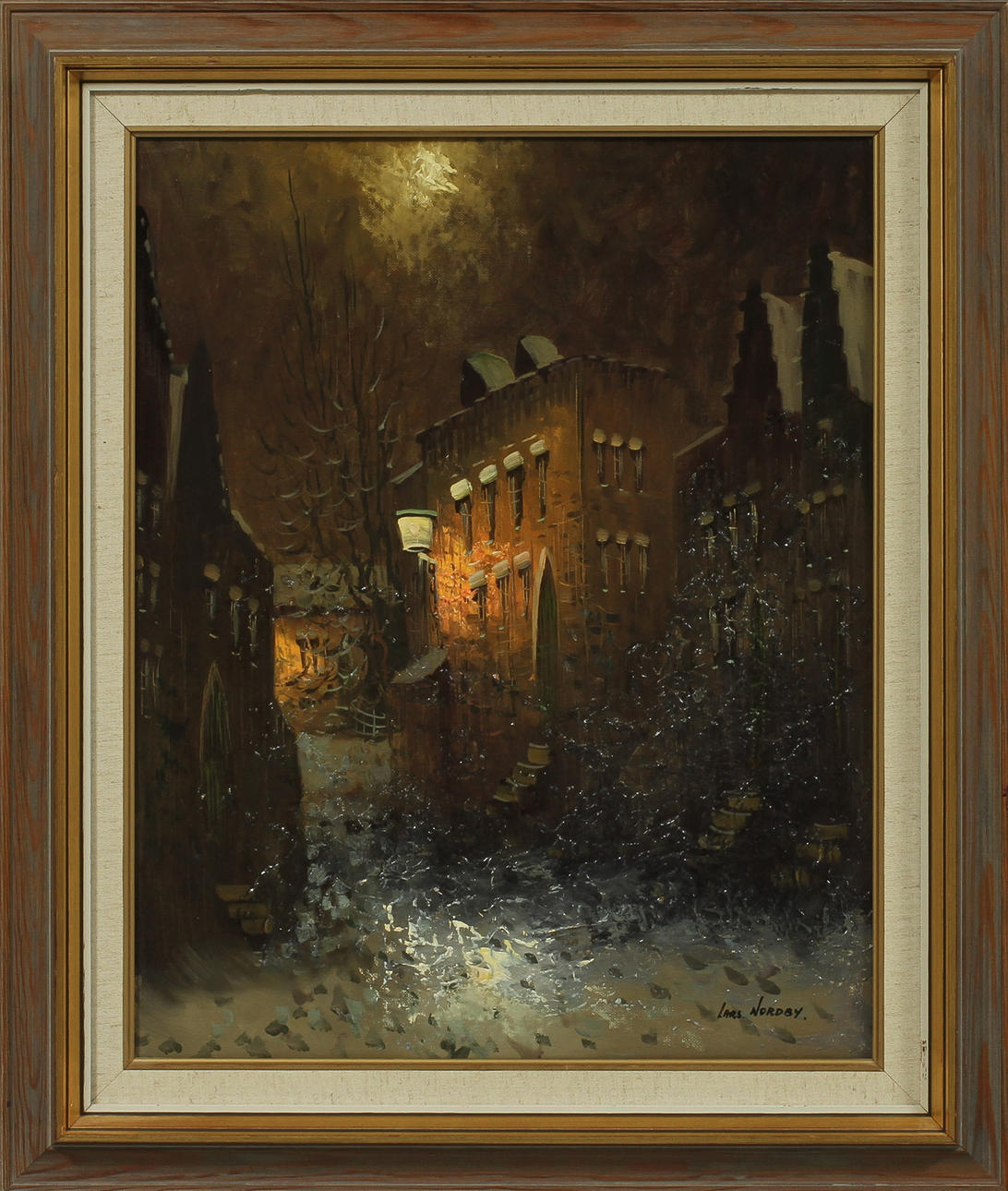 LARS NORDBY. Olja på duk, signerad.