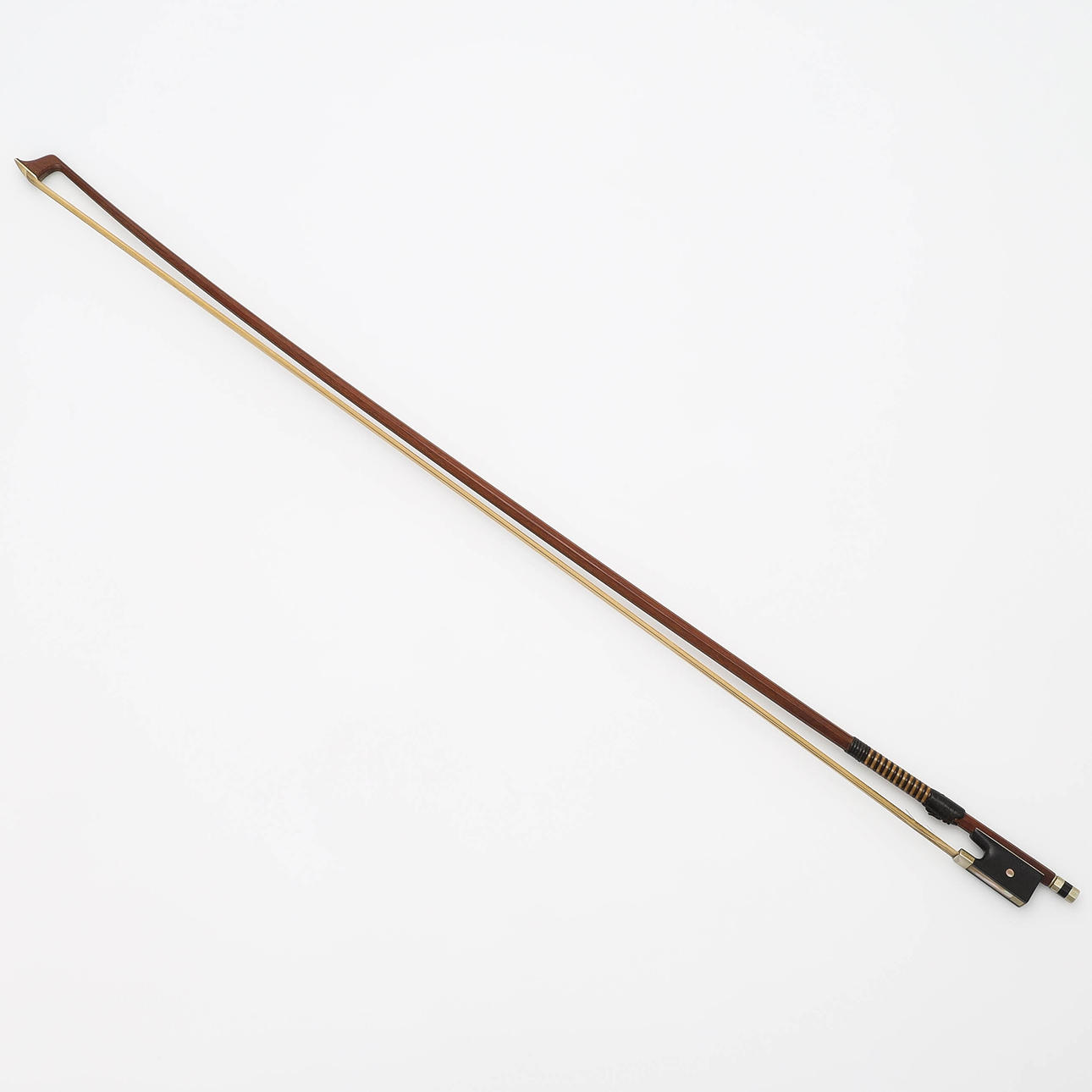 STRÅKE, oktagonal, stämpelmärkt W.R Schuster, ebenholts, pärlemor.