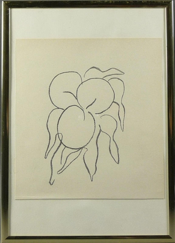 HENRI MATISSE, frukter, litografi.