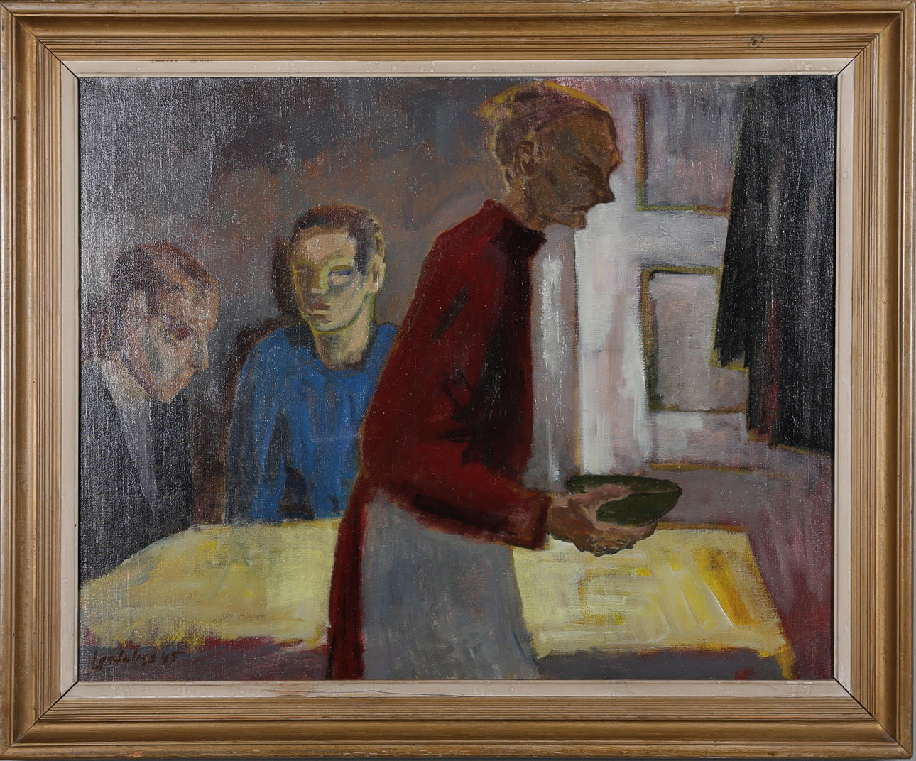 BERTIL LANDELIUS. Olja på duk, signerad.