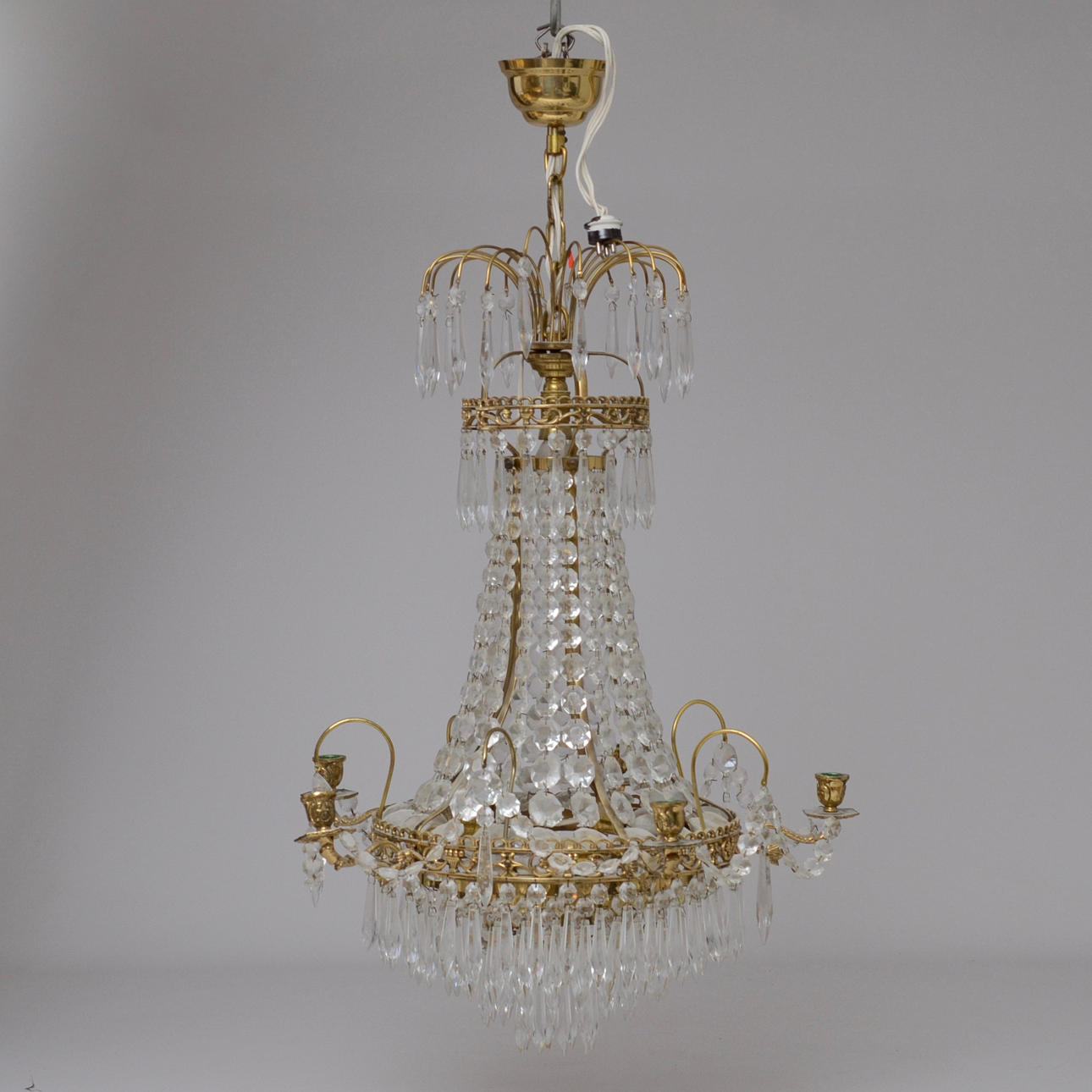 KRISTALLKRONA, empirestil.