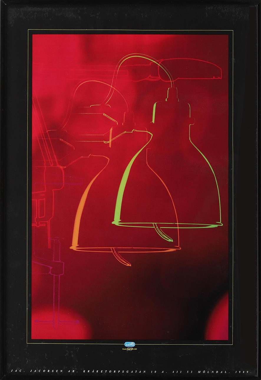 AFFISCH, Luxo 50 år, 1989.