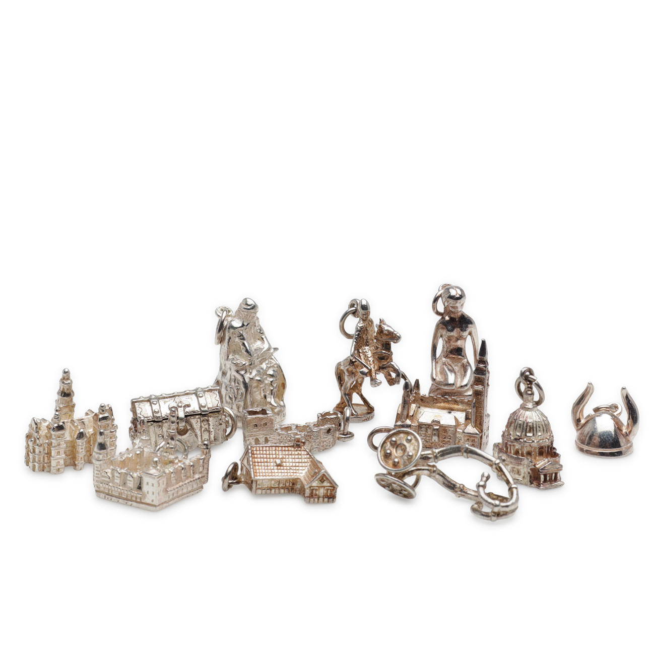 Sterling Silver Charms Collection (12).
