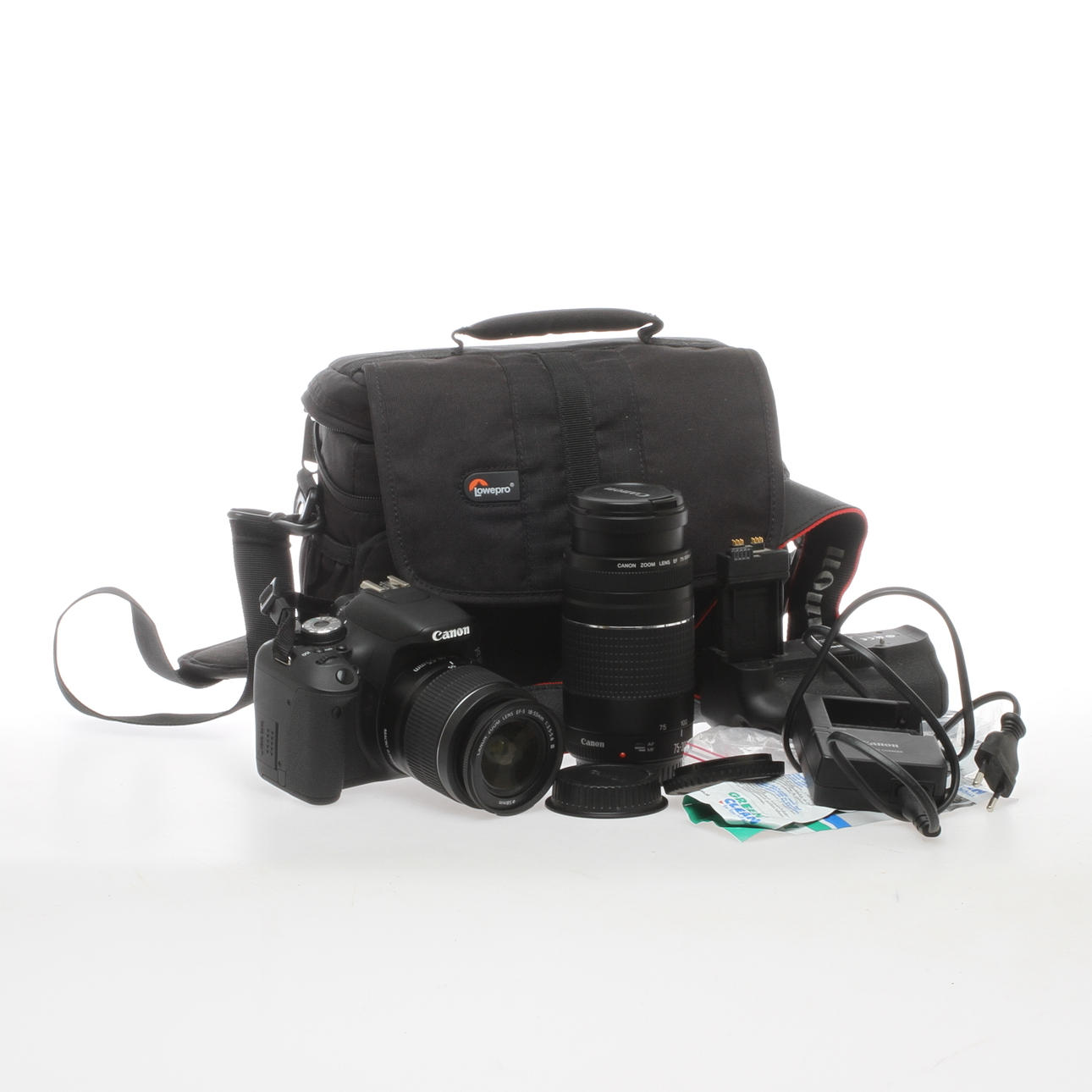 DIGITALKAMERA, Canon EOS 600D samt 2 st objektiv Canon.