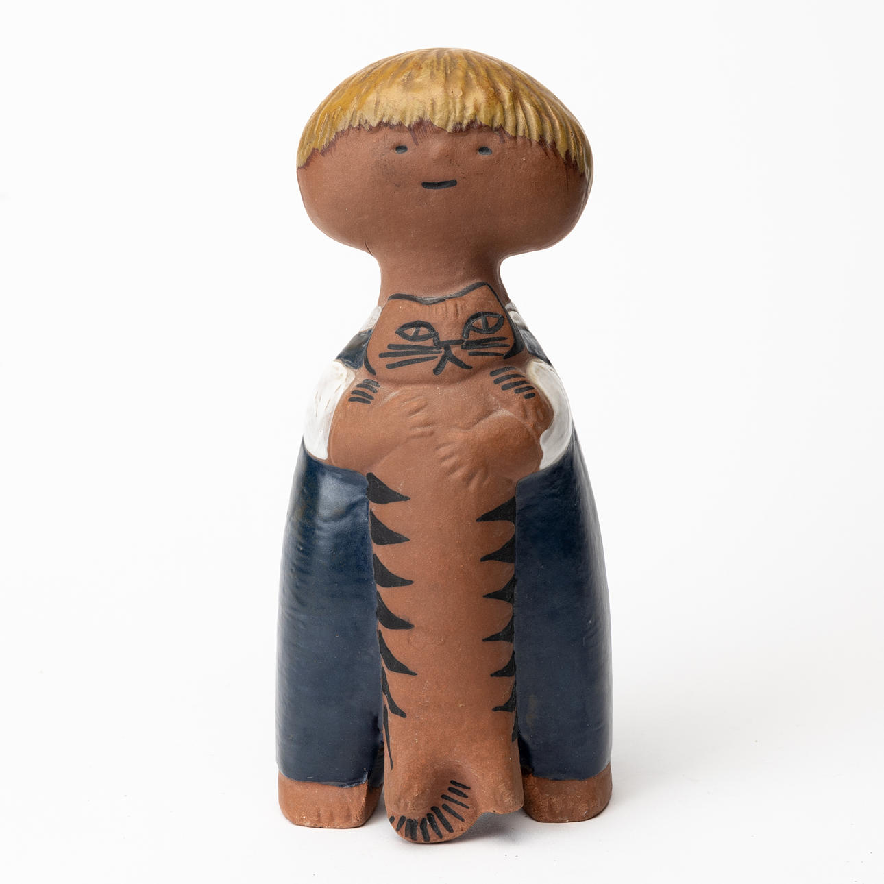 Lisa Larson リサラーソン Pelle LISA LARSON. Figurine, “Pelle”, from the series Lisa Larson's kids
