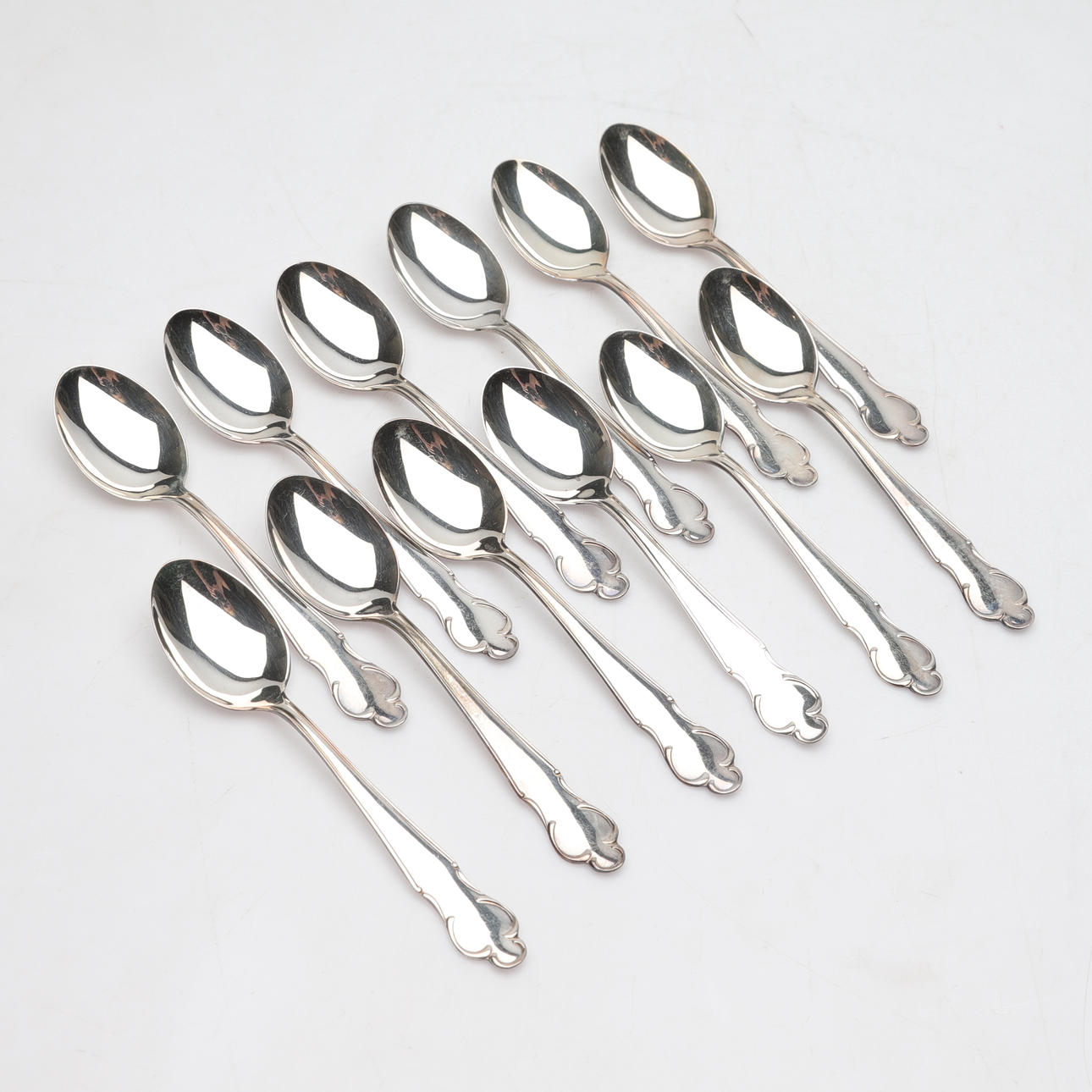 TESKEDAR, 12 st, silver, MGAB, totalvikt 162 g.