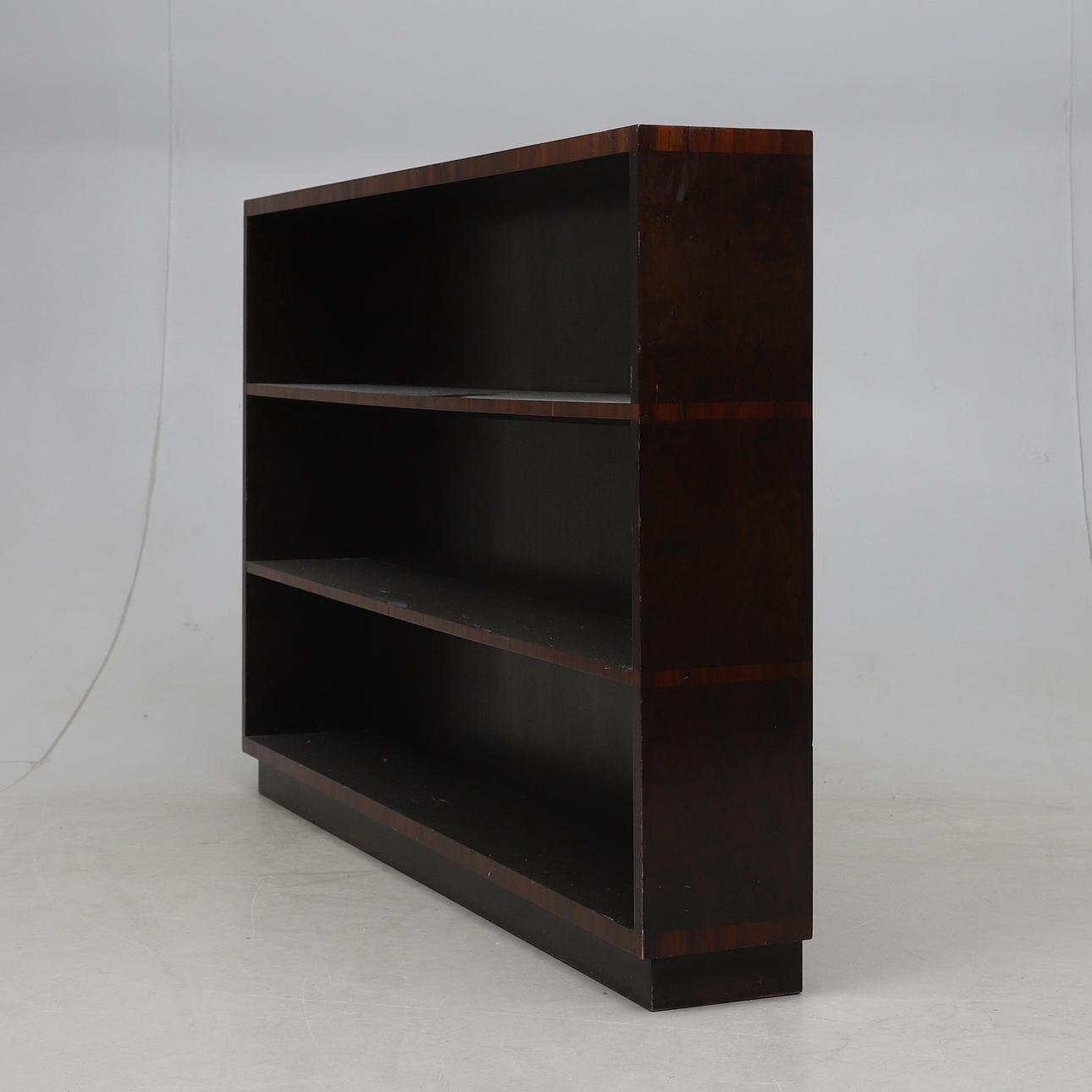 An art deco bookcase, 1930s.