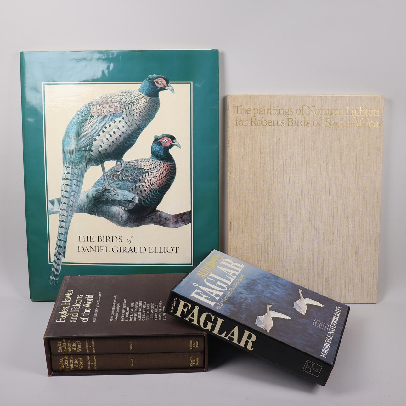 FUGLEBØGER, 4 stk.