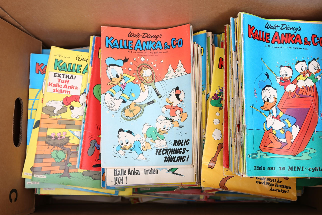 SERIETIDNINGAR, Kalle Anka, 1970-1980-tal.